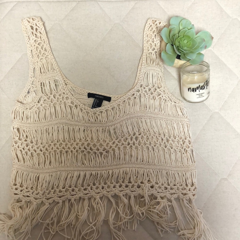 Small Crochet Crop Top